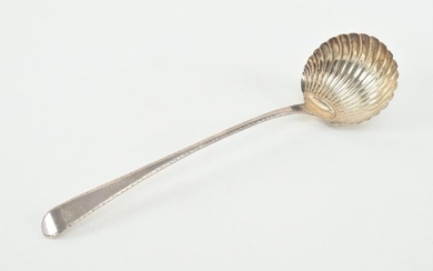 Thomas Ellis. Georgian sterling silver ladle, late 18th
