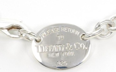 Tiffany Return Toe Silver Necklace Total Weight Approx. 53.3g 42cm Jewelry Wrapping Free