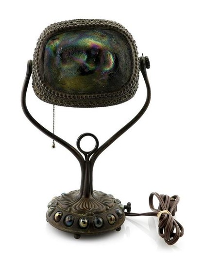 Tiffany Studios New York Turtleback Desk Lamp