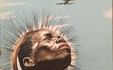 Trois affiches publicitaires SABENA "Belgique-Congo-Afrique... - Lot 28 - Oger - Blanchet