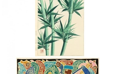 Two Contemporary Japanese Woodblock Prints