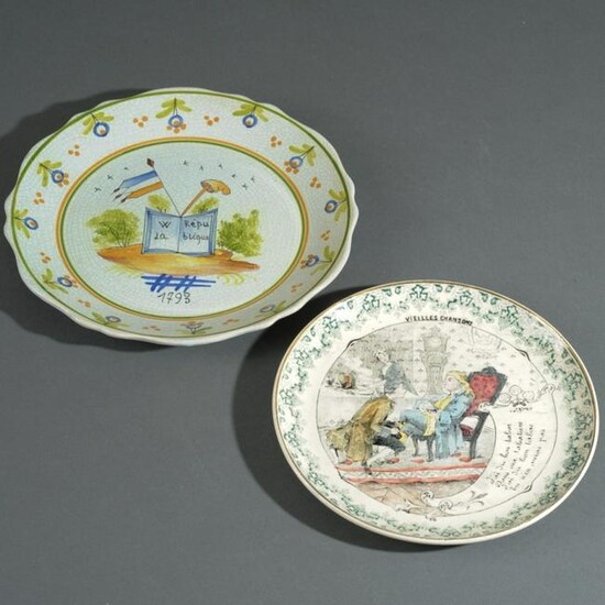 Two French Plates