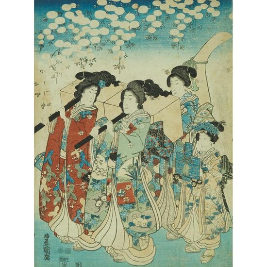 Utagawa Kunisada (Toyokuni III, 1786-1865), Noble Lady