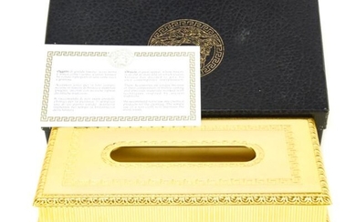 Versace Portabicchiere Cast Bronze Tissue Box