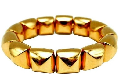 Vhernier Freccia Yellow Gold Bangle Bracelet