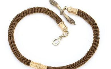 Victorian Hair Art Watch Chain