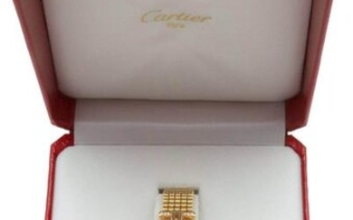 Vintage Cartier 18Kt & Diamond Ladies Watch