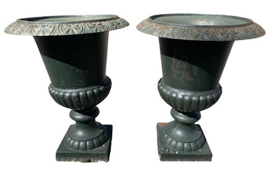 Vintage Cast Iron Urns