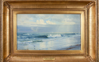 WILLIAM TROST RICHARDS (American, 1833-1905) Seascape