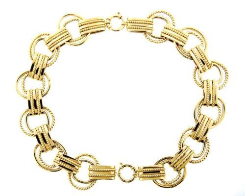 WOW 14k Yellow Gold Pair of Bracelets/Conv; ertable
