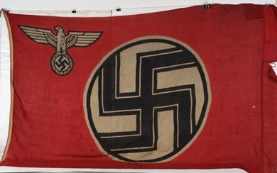 WWII NAZI GERMAN STATE SERVICE FLAG 57X88 WW2