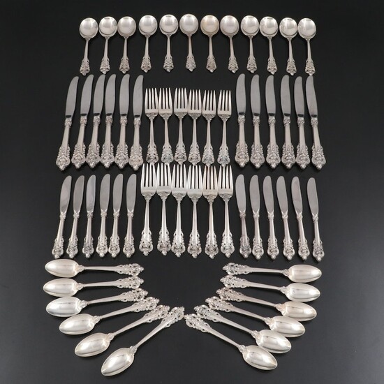 Wallace "Grande Baroque" Sterling Silver Flatware and Serving Utensils