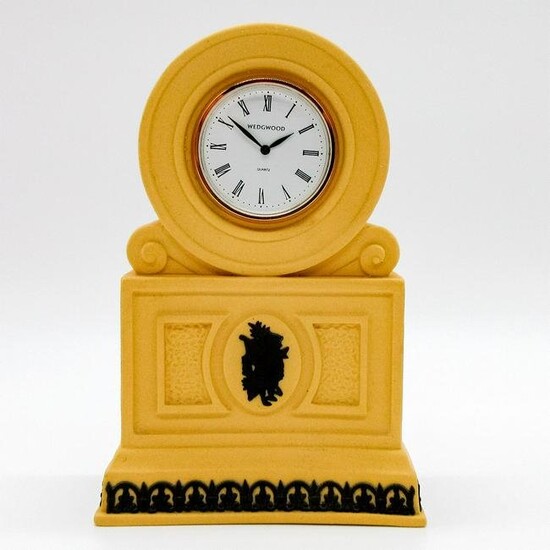 Wedgwood Yellow Cane Jasperware Troy Clock