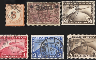 gestempelt/*/**/(*)/Poststück - Sammlung D.Reich 1872/1934