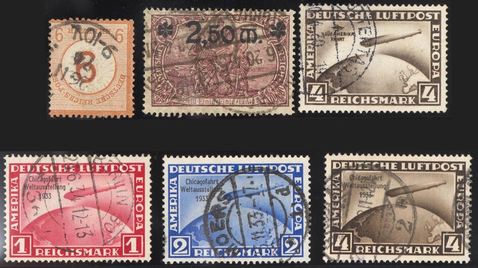 gestempelt/*/**/(*)/Poststück - Sammlung D.Reich 1872/1934
