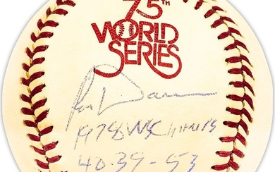 ron davis autographed 1978 WS