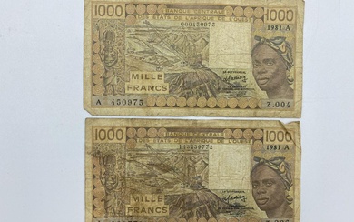 1000 Francs Afrique de L'ouest