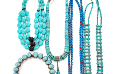 Group of Turquoise, Plastic and Metal Jewelry