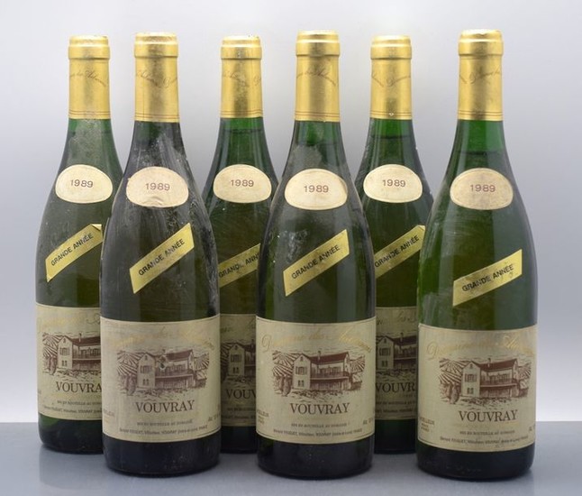 12 bouteilles VOUVRAY "Grande Année Moëlleux",… Résultats Grands Vins & Spiritueux Lot n° 129