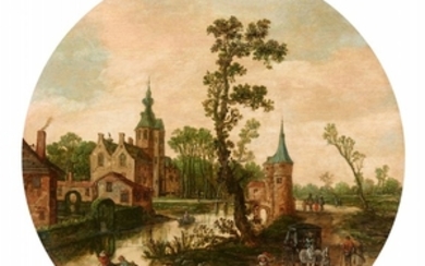 Jan van Goyen, Landscape with an Old Castle and a Tower