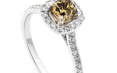 1.28 tcw Diamond Ring - 14 kt. White gold - Ring - 1.00 ct Diamond - No Reserve Price