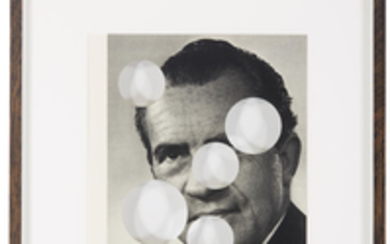 Cerith Wyn Evans (b. 1958), Penetrated Portraits of Richard M. Nixon by Karsh