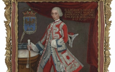 Juan Manuel de Ávila (active 1753-1765), Portrait of Sr. Regidor Don Manuel Joseph Pérez Valiente de Moctezuma