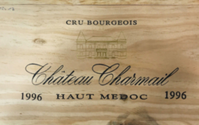 6 bts Médoc Ch. Charmail Cru Bouregois 0.75 L 1996