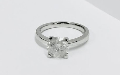 1.50ct diamond solitaire ring set in platinum. Enchanced...