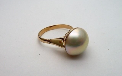 18 kt. Gold - Ring Pearl