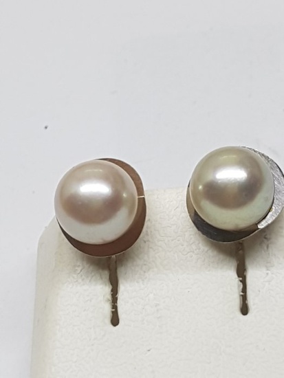 18 kt. White gold - Earrings South Sea Pearl
