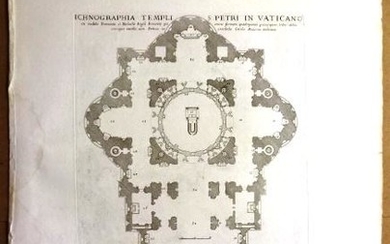 18th C Engraving Architecture St. Peter's Cathedral