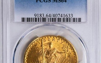 1926 $20 St. Gaudens Double Eagle Gold Coin PCGS MS64