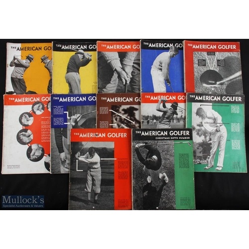 1931 The American Golfer Monthly Magazines (12) - complete r...