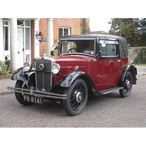 1933 Morris Ten Special Coupe // Registration Number: FS 614...