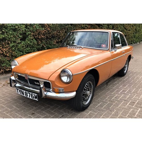 1973 MGB GT V8 COUPE Registration Number: TYN 876M Chassis ...