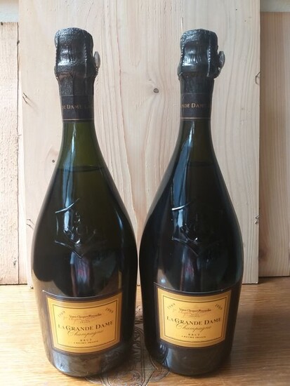 1989 Veuve Clicquot Ponsardin La Grande Dame - Champagne Brut - 2 Bottles (0.75L)