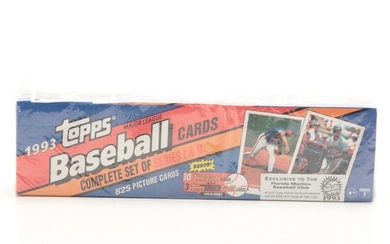 1993 Topps Baseball Cards Complete Set of Series 1 and 2 in Factory Sealed Box