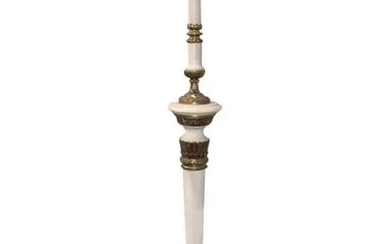 19TH C. FRENCH ORMOLU MOUNTED MARBLE FLOOR LAMP