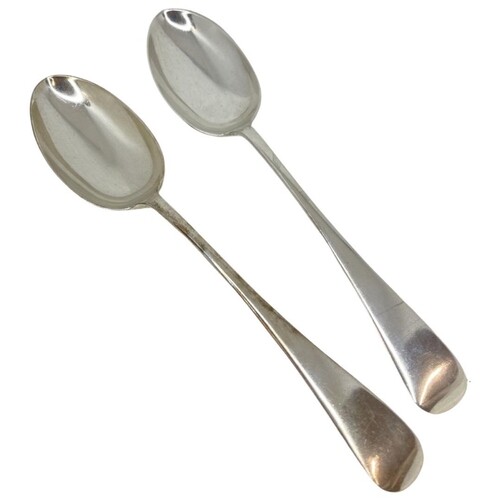 2 Silver Table Spoons. 135 g. Sheffield 1908, John Round