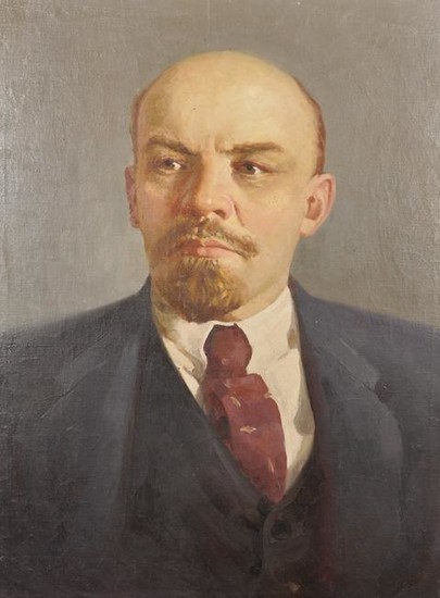20th Century Russian School. A Bust Portrait of Lenin