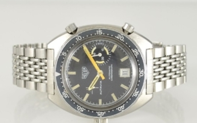 HEUER Autatvia reference 1563 chronograph in steel...