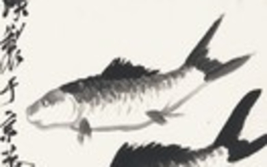 FISH AND SHRIMP, Qi Baishi