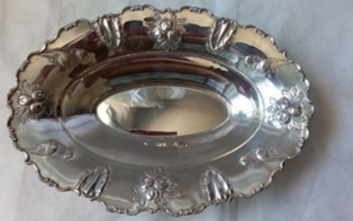Centerpiece Tray - .800 silver - Italy - Late 20th century