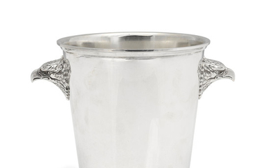 An American sterling silver wine cooler