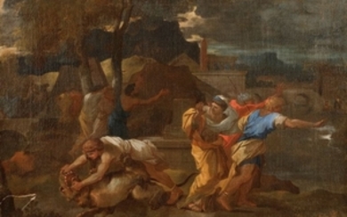 Attribué à Sébastien BOURDON (1616 1671) Samson et…