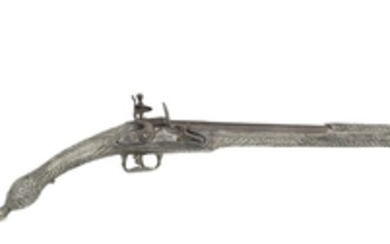 A Balkan 18-Bore Flintlock Holster Pistol (Celina or Ledenica), Boka Kotorska Or Northern Albania, 19th Century