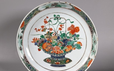 Christie's Chinese Kangxi Enamel Porcelain Plate