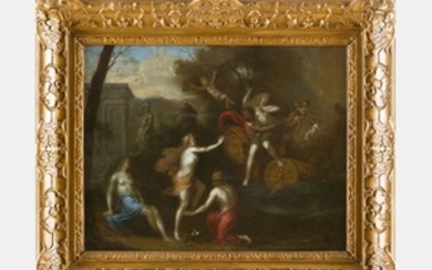 Dutch School 17. Century, allegory oil on canvas f…