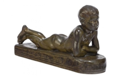Franz Barwig (1869-1931), a patinated bronze of...